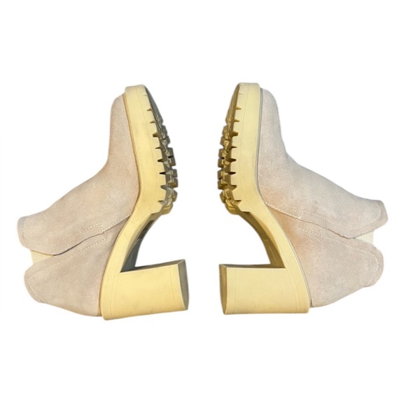 Dolce Vita Shoes - Dolce Vita Women's Light Sand Suede Lug Sole‎ Platform Ankle Booties. Size 8.5